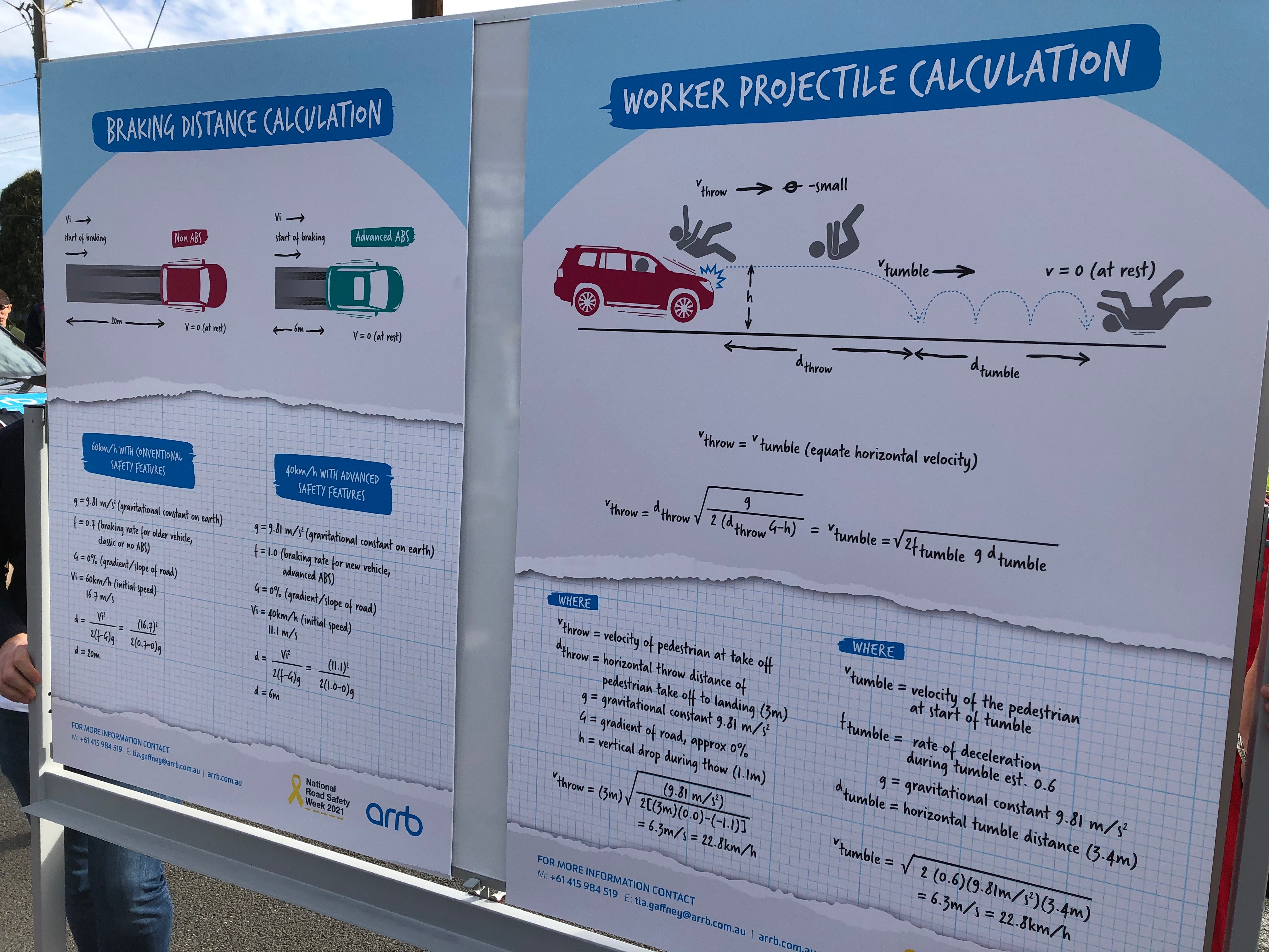 Braking distance screen 2