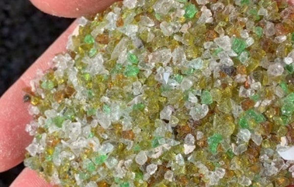 NACOE crushed glass