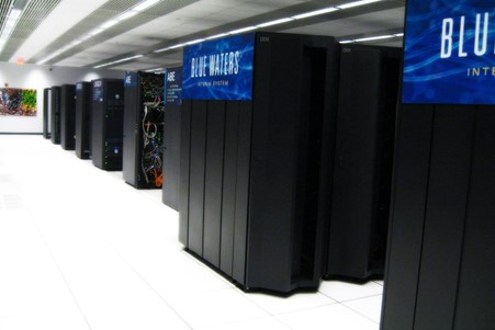 Virtual bees Blue Water supercomputer